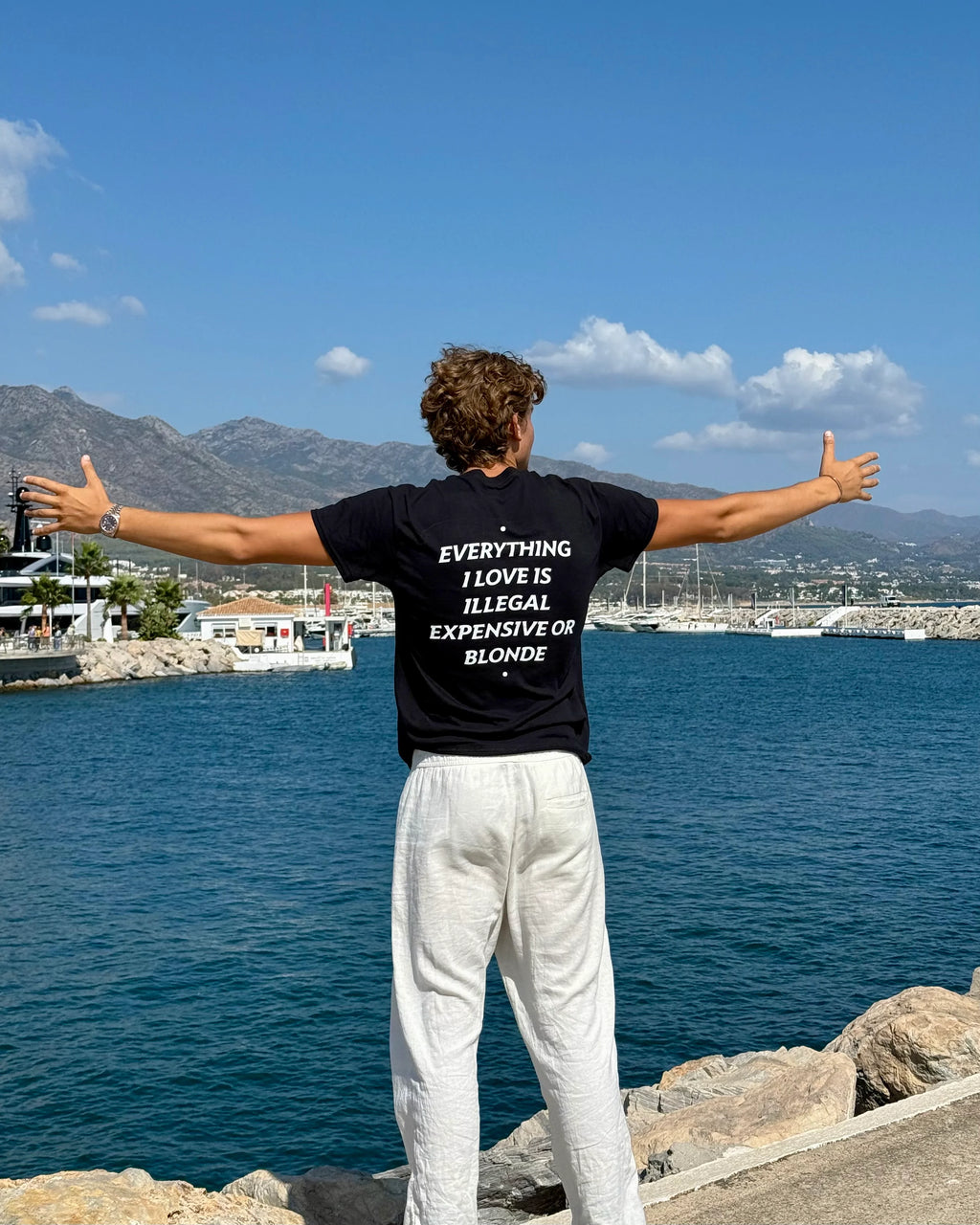 EVERYTHING I LOVE IS ILLEGAL, EXPENSIVE OR BLONDE