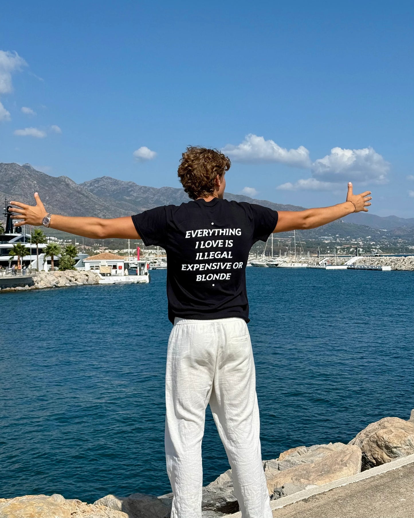 EVERYTHING I LOVE IS ILLEGAL, EXPENSIVE OR BLONDE